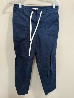Woman’s Loft Navy Drawstring Casual Pants